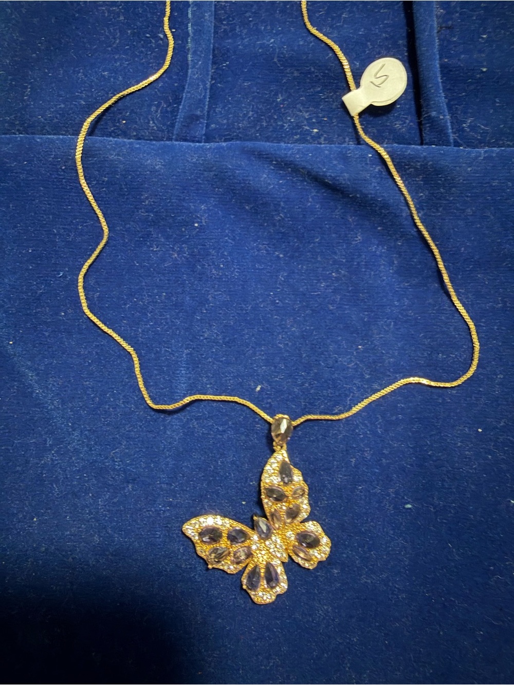 Gold Butterfly Pendant Necklace - Women Jewelry